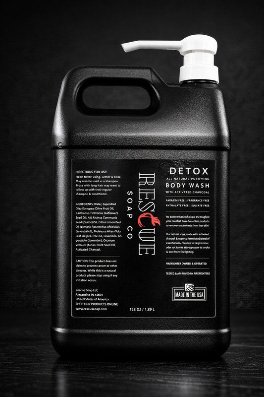 Rescue Soap | Firefighter Decon Body Wash | Removes Smoke & Carcinogens | Gallon Jug with Pump